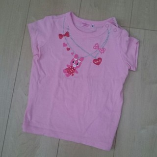 ミキハウス(mikihouse)のミキハウス ピンクのTシャツ80(Ｔシャツ)
