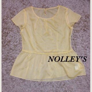 ノーリーズ(NOLLEY'S)のNOLLE'YS ペプラムブラウス(シャツ/ブラウス(半袖/袖なし))