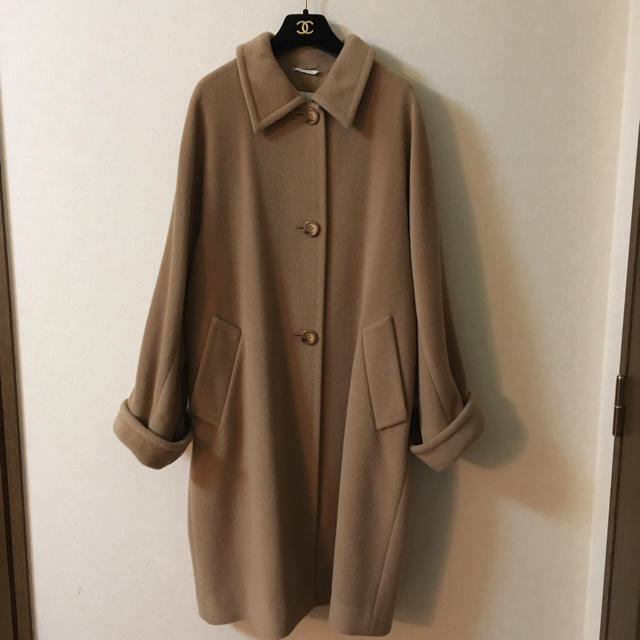 マックスマーラ カシミア混コート MAX MARA キャメル