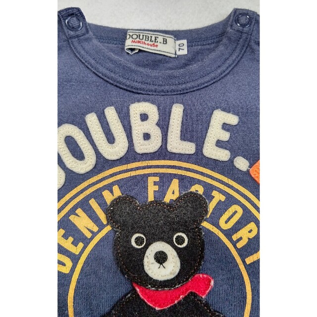 DOUBLE.B(ダブルビー)のミキハウス ダブルビー Ｔシャツ♪ キッズ/ベビー/マタニティのベビー服(~85cm)(Ｔシャツ)の商品写真