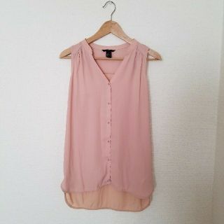 ザラ(ZARA)のZARA　ノースリーブ　(シャツ/ブラウス(半袖/袖なし))