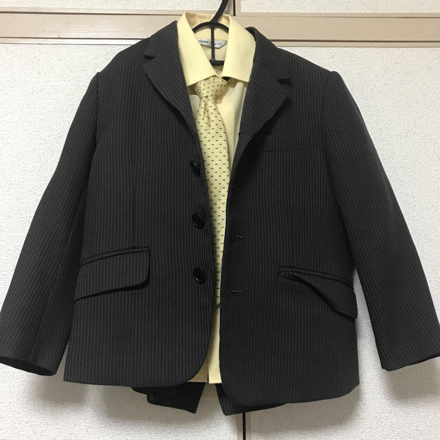 子供 スーツ 5点セット 110  キッズ/ベビー/マタニティのキッズ服男の子用(90cm~)(ドレス/フォーマル)の商品写真