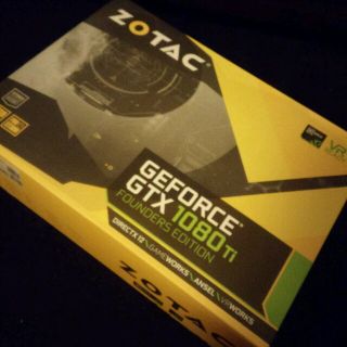 美品 zotac GTX1080ti founders edition (PCパーツ)