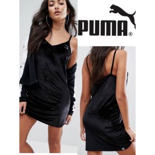 プーマ(PUMA)のお値下げ中♡PUMA ブラック ワンピース(ミニワンピース)