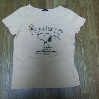 アースミュージックアンドエコロジー(earth music & ecology)のearth スヌーピーTシャツ(Tシャツ(半袖/袖なし))