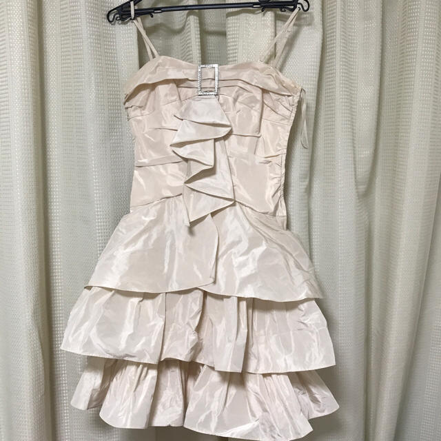 SOIR(ソワール)の一度のみ着用♡東京ソワール フォーマルドレス ピンクベージュ♡ レディースのフォーマル/ドレス(ナイトドレス)の商品写真