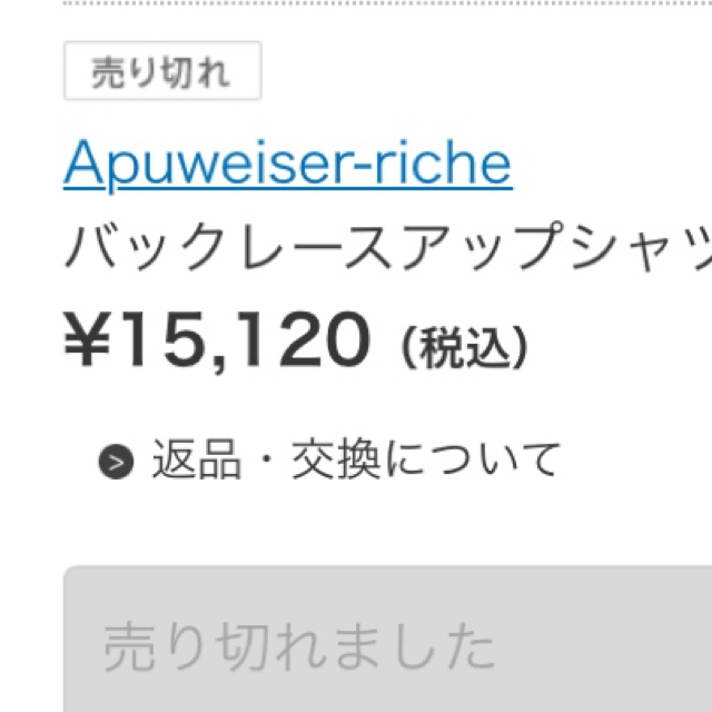 Apuweiser-riche(アプワイザーリッシェ)のk♡様専用💓新品未使用バックレースアップシャツ レディースのトップス(シャツ/ブラウス(長袖/七分))の商品写真