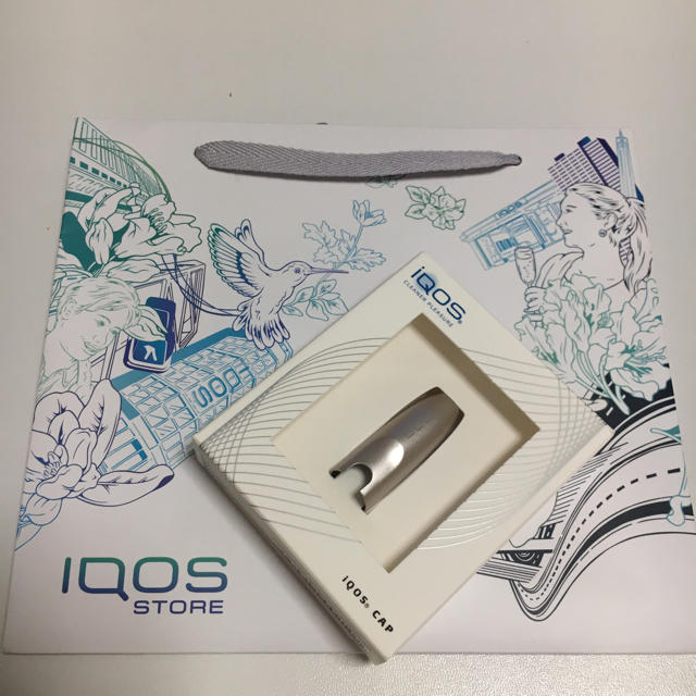 IQOS(アイコス)のiQOS  アイコスキャップ メタルグレー 限定 メンズのファッション小物(タバコグッズ)の商品写真