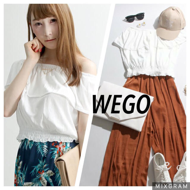 WEGO(ウィゴー)のFサイズ ⭐︎新品⭐︎ 大人気完売品♡ WEGO 2way オフショルダー レディースのトップス(カットソー(半袖/袖なし))の商品写真