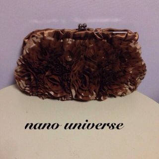 ナノユニバース(nano・universe)のnano❁フラワーパーティーバッグ(ハンドバッグ)