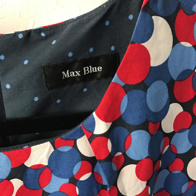 美品   Max  blue  ワンピース レディースのワンピース(ひざ丈ワンピース)の商品写真