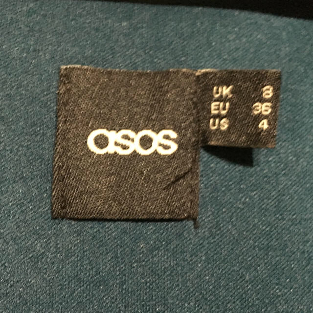 asos(エイソス)のmoon様専用  ASOS  フレアワンピース  グリーン レディースのワンピース(ひざ丈ワンピース)の商品写真