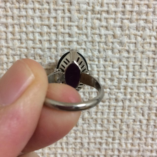 紫色の石がついたリング♡ レディースのアクセサリー(リング(指輪))の商品写真