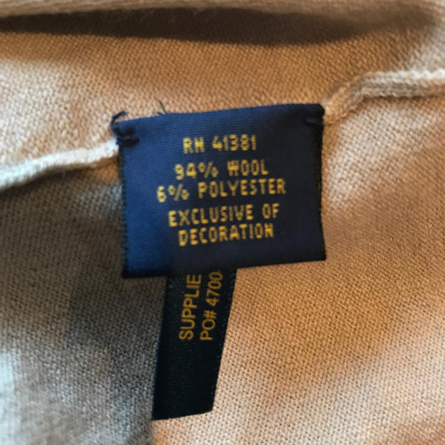 POLO RALPH LAUREN(ポロラルフローレン)のホノルル免税店購入 ラルフ ウールセーターお値下げ中 メンズのトップス(ニット/セーター)の商品写真