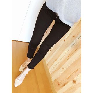 ムルーア(MURUA)のMURUAムルーア♡ストレッチ！ブラックスキニー♡moussy.rienda(スキニーパンツ)