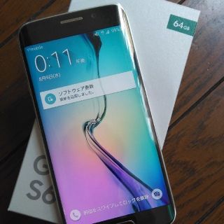 サムスン(SAMSUNG)のSIMフリGalaxyS6Edge404SC緑64MB新品未使用格安SIM残債無(スマートフォン本体)