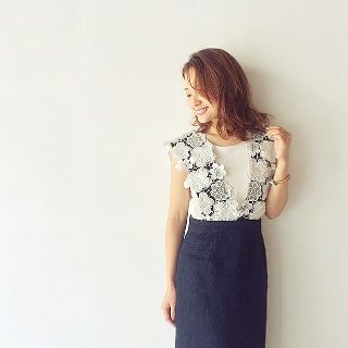 チェスティ(Chesty)のチェスティ 完売新品 2way Lace Jumper Skirt

(ひざ丈スカート)