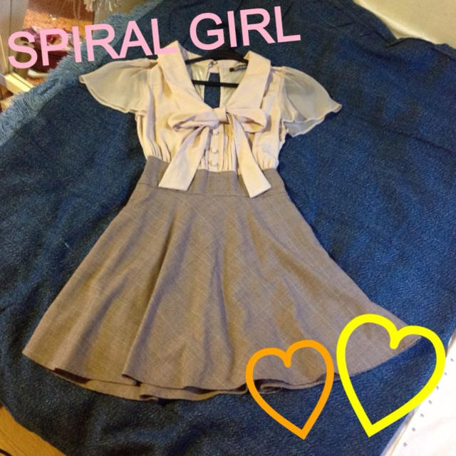 SPIRAL GIRL(スパイラルガール)の気まぐれ値下げ♩ガーリーロンパース♡ レディースのワンピース(ミニワンピース)の商品写真