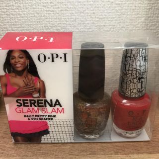 オーピーアイ(OPI)のOPI ネイル2点セット SERENA GLAMSLAM 新品未使用品(マニキュア)