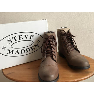 スティーブマデン(Steve Madden)のSTEVE MADDEN 編み上げショートブーツ(ブーツ)