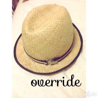 オーバーライド(override)のoverrideオシャレハット(ハット)