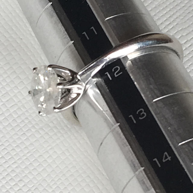 大粒 ダイヤモンドリング 1.034ct Pt900 舞様専用 レディースのアクセサリー(リング(指輪))の商品写真