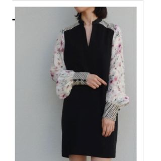 kirimako様専用】2017SS mame 袖ジャガードワンピース-