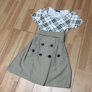 バーバリーブルーレーベル(BURBERRY BLUE LABEL)のBURBERRY LONDON  Tシャツ＆スカート セット♡(セット/コーデ)