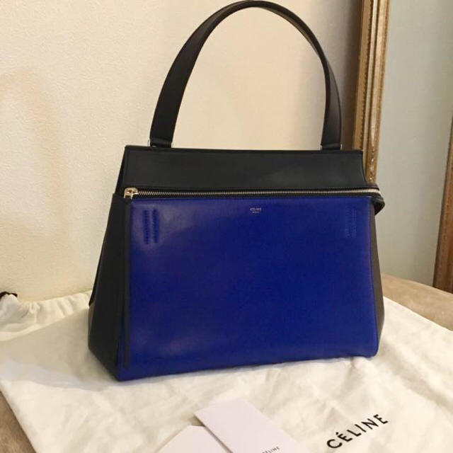 【美品】CELINE エッジ ブルー ブラック 2