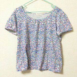 キューブシュガー(CUBE SUGAR)の花柄Tシャツ＊(Tシャツ(半袖/袖なし))