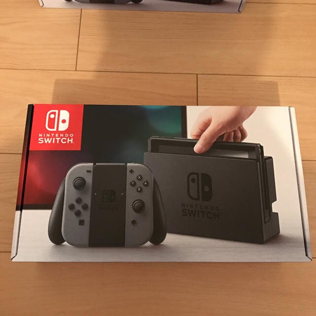 Nintendo Switch(ニンテンドースイッチ)の【新品未開封】ニンテンドースイッチ グレー【2台】 エンタメ/ホビーのゲームソフト/ゲーム機本体(家庭用ゲーム機本体)の商品写真