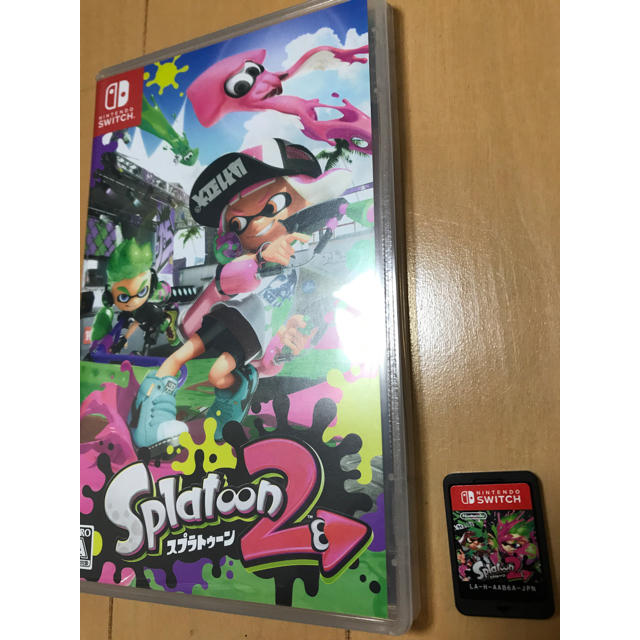 Nintendo Switch(ニンテンドースイッチ)の★TOMOさん専用★【switch】スプラトゥーン2ソフト【送料無料】 エンタメ/ホビーのゲームソフト/ゲーム機本体(家庭用ゲームソフト)の商品写真