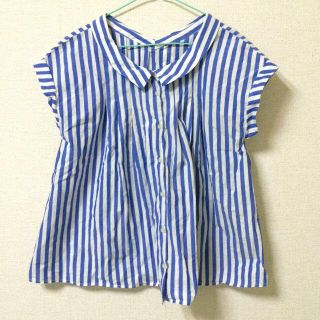 チャイルドウーマン(CHILD WOMAN)のCHILD WOMAN＊ストライプシャツ(シャツ/ブラウス(半袖/袖なし))