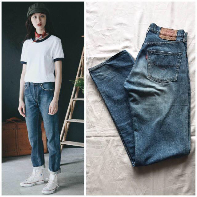 Levi's - リーバイス 502 ビッグE セルビッジ ハイウエスト デニム