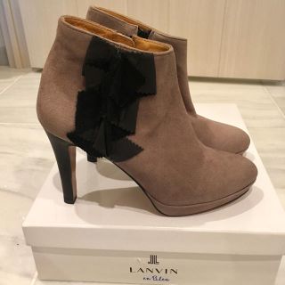 ランバンオンブルー(LANVIN en Bleu)の8月中までの出品♡ランバンオンブルー♡ブーティ♡23♡新品未使用♡(ブーティ)