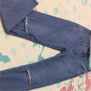 アズールバイマウジー(AZUL by moussy)の■最終価格■AZUL by moussy 切りっぱなしクラッシュデニムスキニー(デニム/ジーンズ)