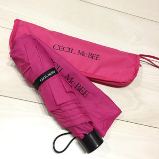 セシルマクビー(CECIL McBEE)の【未使用】CECILMcBEEノベルティ 晴雨兼用折りたたみ傘(傘)