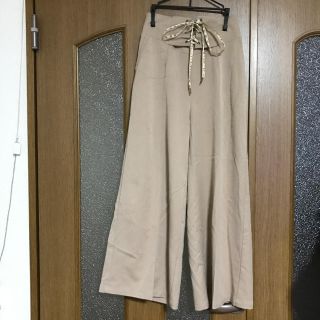 マジェスティックレゴン(MAJESTIC LEGON)のマジェ 編み上げワイドパンツ(カジュアルパンツ)