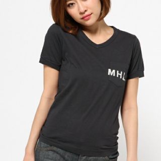 マーガレットハウエル(MARGARET HOWELL)のMHL. Vネック ポケットＴシャツ(Tシャツ(半袖/袖なし))