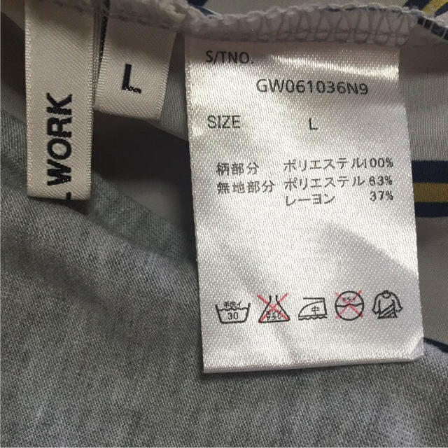 GLOBAL WORK(グローバルワーク)の美品 ☆ グローバルワーク トップス Ｌsize レディースのトップス(カットソー(半袖/袖なし))の商品写真