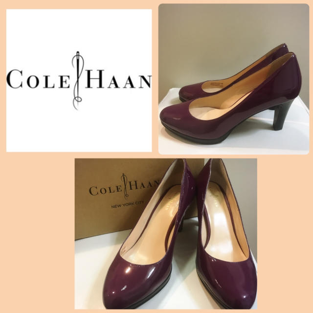 Cole Haan(コールハーン)のコールハーン♡パープルエナメル パンプス♡ レディースの靴/シューズ(ハイヒール/パンプス)の商品写真