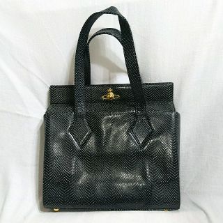 Vivienne Westwood/激レア スネーク柄 ビジネスバッグ