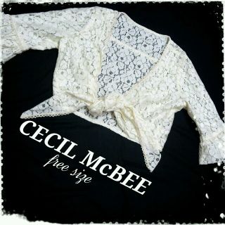 セシルマクビー(CECIL McBEE)のCECIL ﾚｰｽガーデ(カーディガン)