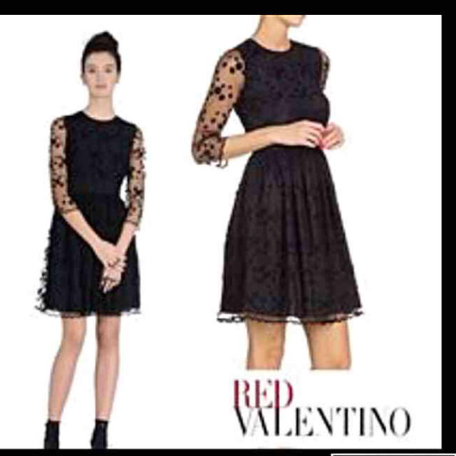 RED VALENTINO(レッドヴァレンティノ)の新品✨レッドバレンティノ ドレス レディースのフォーマル/ドレス(ミディアムドレス)の商品写真