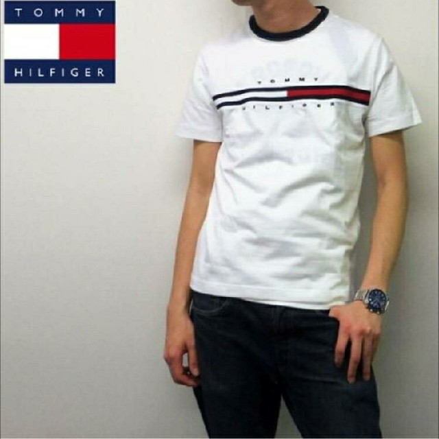 TOMMY HILFIGER(トミーヒルフィガー)の【最終値下げ】大人気　新品タグ付き　TOMMY HILFIGER　Tシャツ メンズのトップス(Tシャツ/カットソー(半袖/袖なし))の商品写真