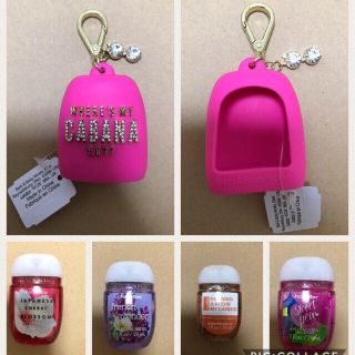 バスアンドボディーワークス(Bath & Body Works)のBath&Body Works 除菌ハンドジェル&ケース 日本未上陸(その他)