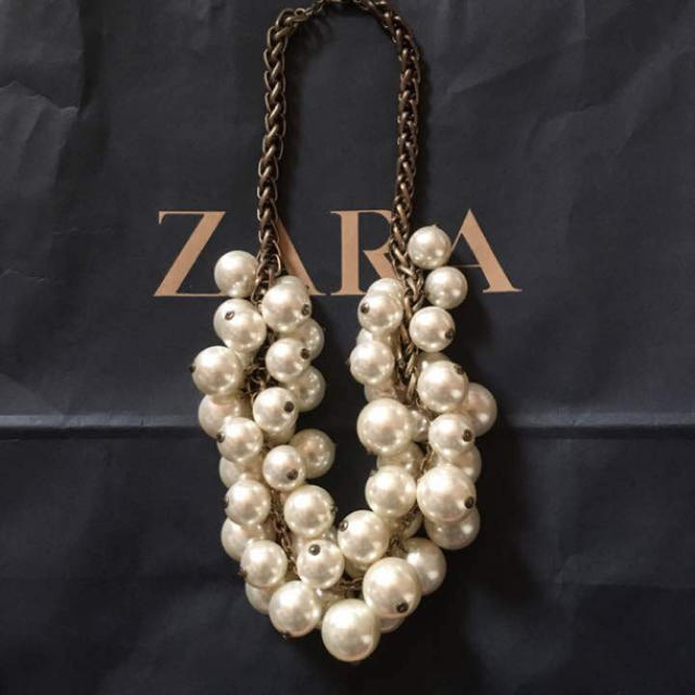 ZARA(ザラ)のZARA パールネックレス レディースのアクセサリー(ネックレス)の商品写真