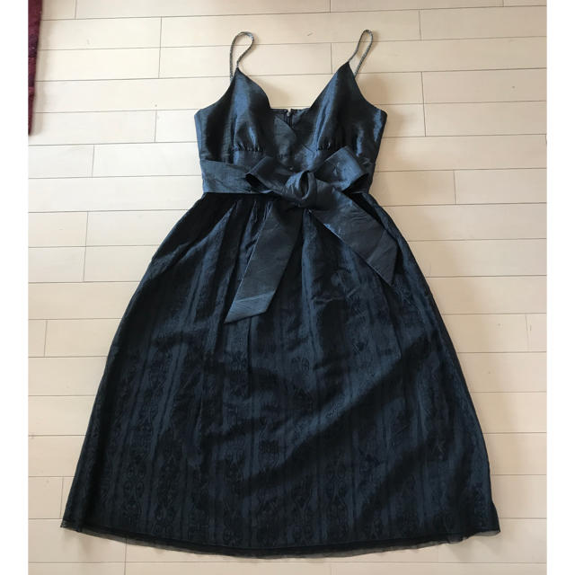 UNITED ARROWS(ユナイテッドアローズ)の上質上品  黒  フォーマルドレス レディースのフォーマル/ドレス(ミディアムドレス)の商品写真