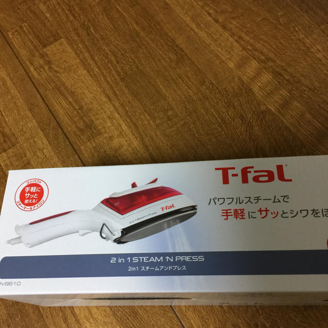 T-fal(ティファール)の【新品】T-fal ティファール2in1 スチームアンドプレス スマホ/家電/カメラの生活家電(アイロン)の商品写真