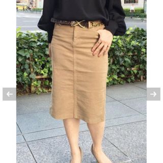 ドゥーズィエムクラス(DEUXIEME CLASSE)のDeuxieme Classe COTTON SUEDE タイトスカート(ひざ丈スカート)